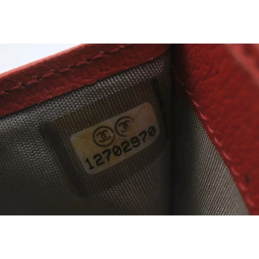 AUTHENTIC CHANEL CC LOGO CAMELIA BIFOLD WALLET - Picture 11 of 13